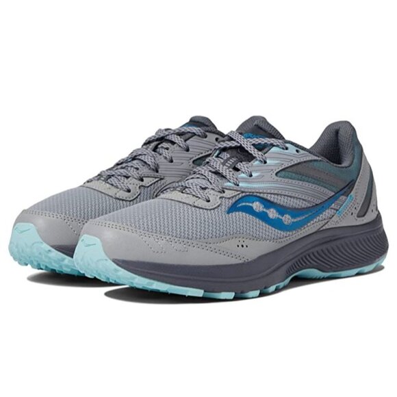Saucony Womens Cohesion TR15 Running Shoes in Alloy/Topaz -‎ Size 9 - Picture 1 of 10
